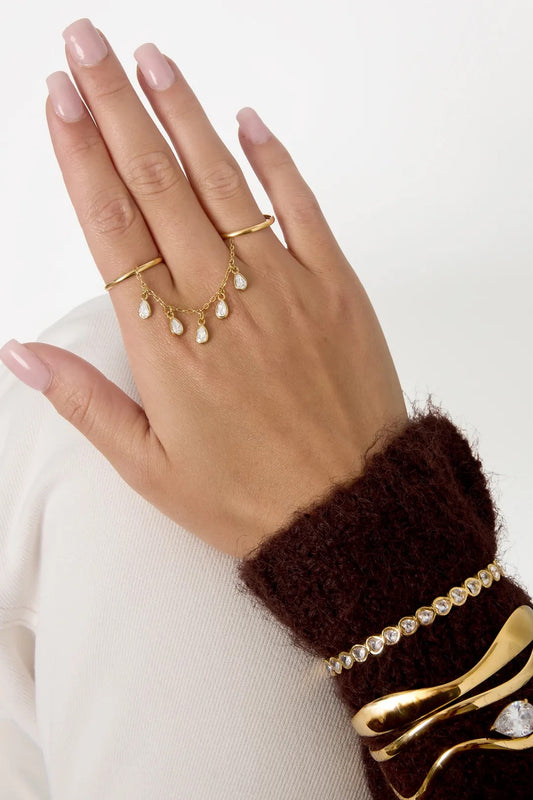 Double ring druppel
