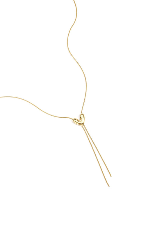 Hangerketting met hart -goud