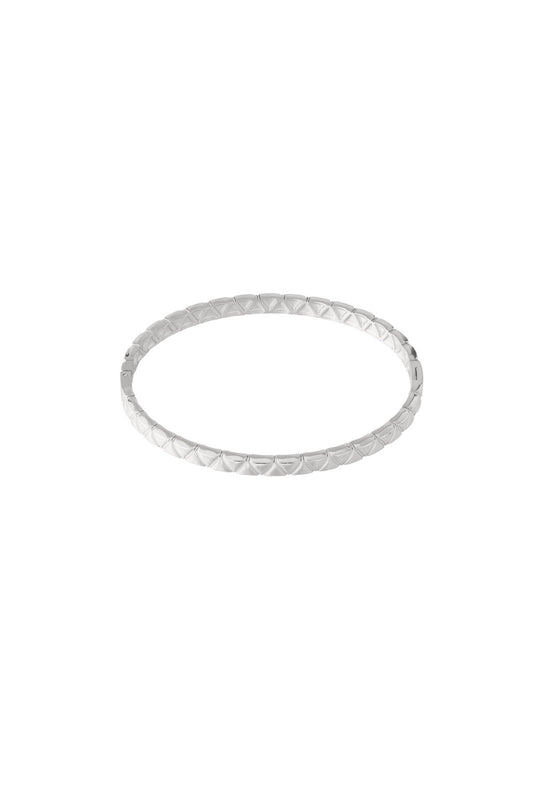 Gedetailleerde armband -zilver