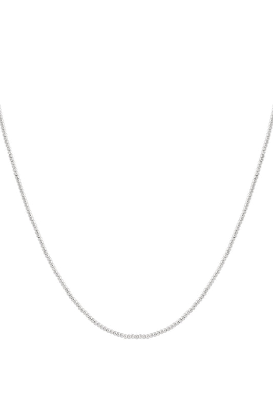 Kralenketting 2,5mm-zilver