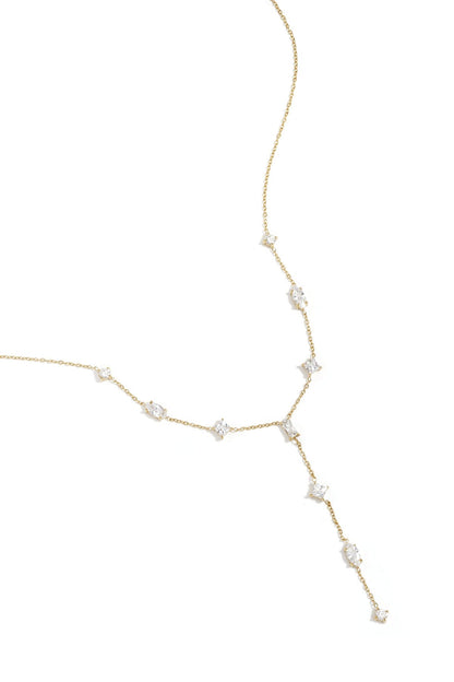 Y-lijn ketting -goud