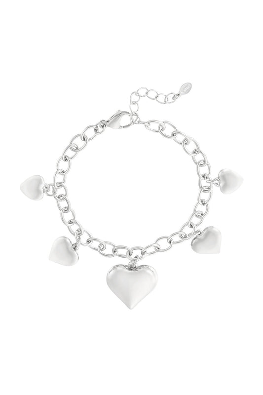 Endless love armband -zilver