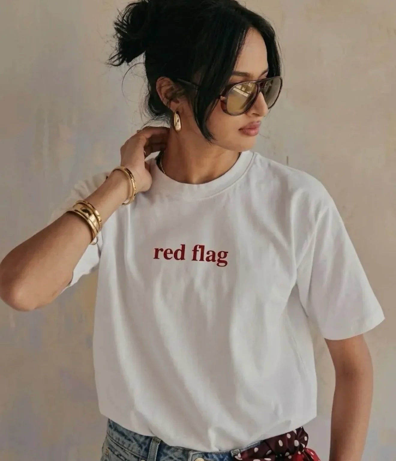 Red flag t-shirt