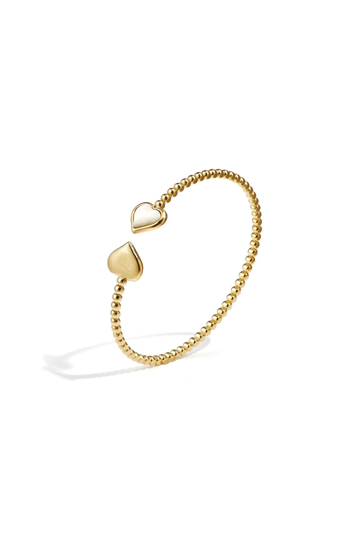 Bolletjes bangles met hart