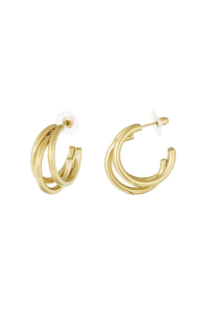 Oorbellen olympic -goud