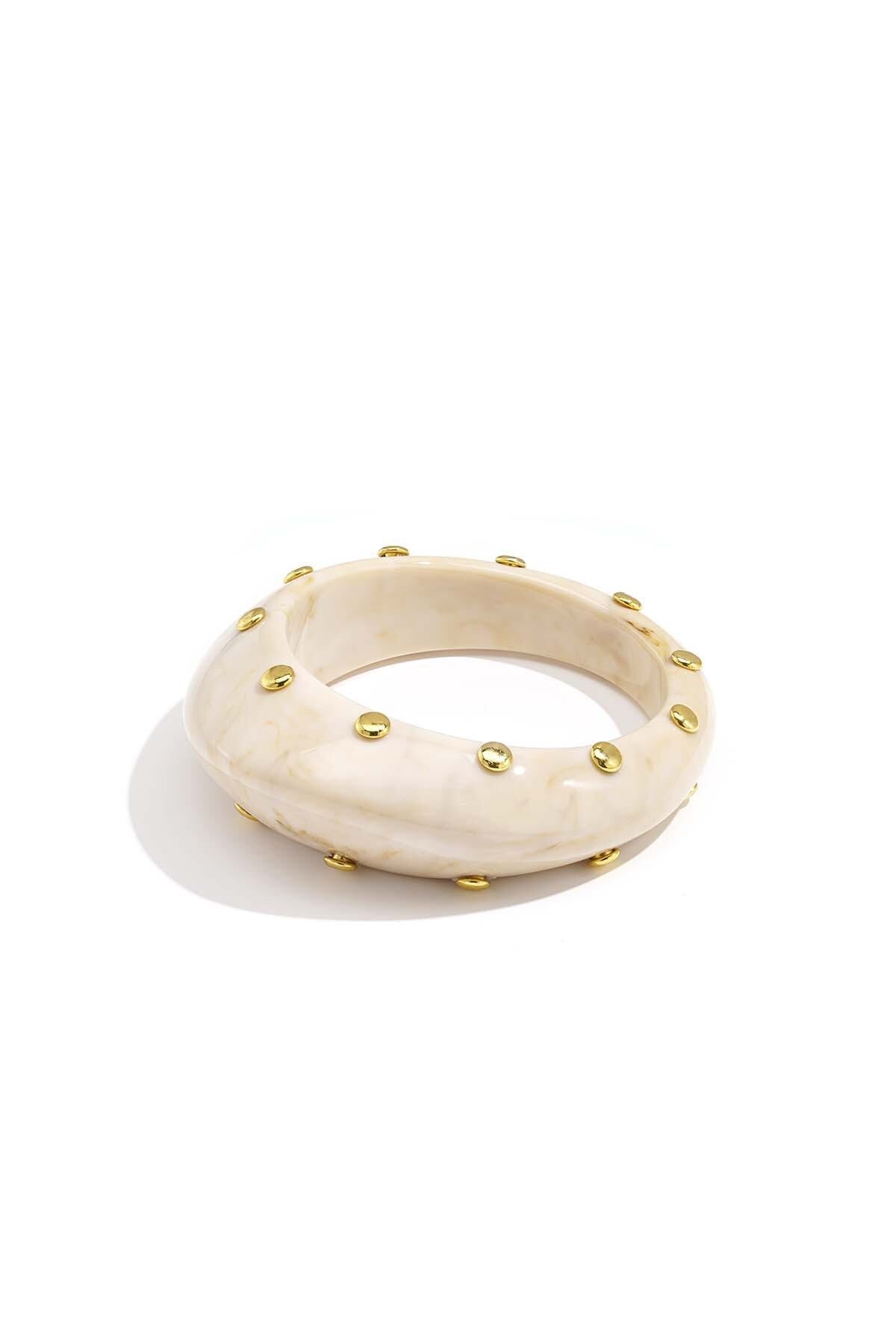 Hars bangle met studs