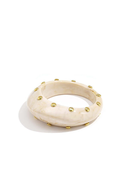 Hars bangle met studs