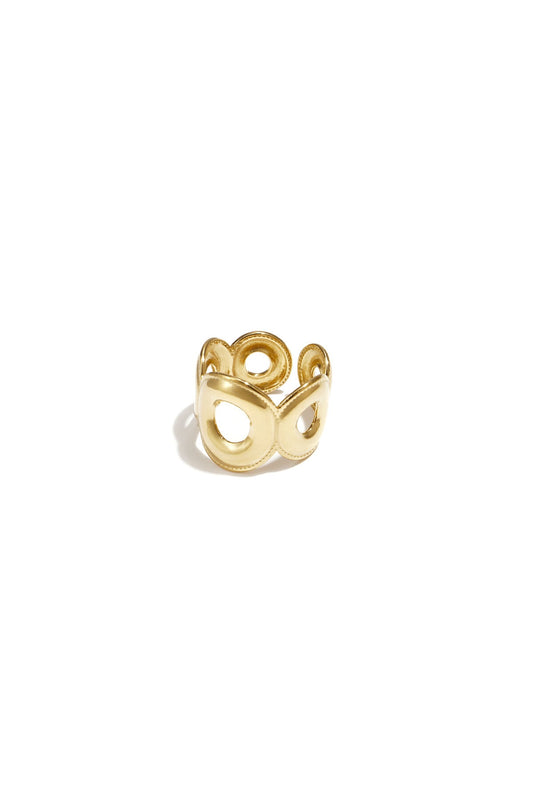 Verstelbare ring met rondjes