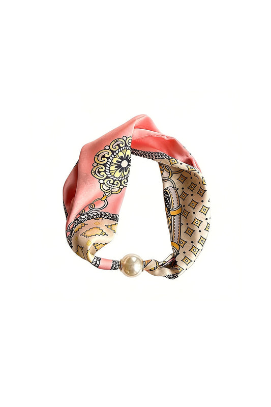 Zomersjaal met bloemenprint