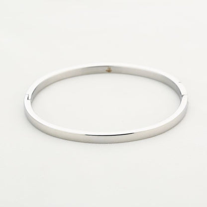 Bangel armband small -zilver