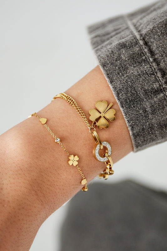 Gleaming wish armband - Goud