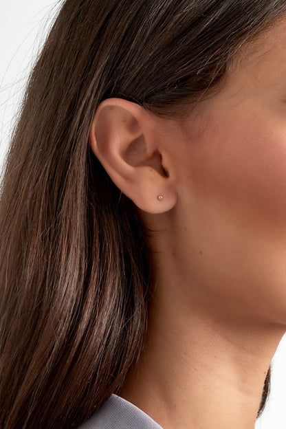 Oorbellen small dots -goud