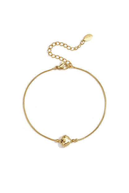 Armband met hart - goud