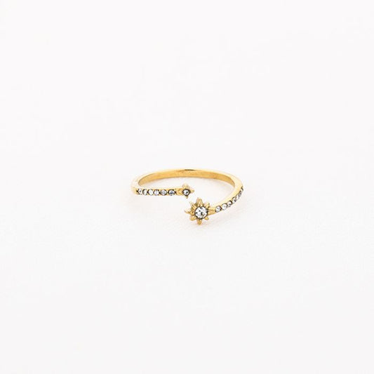 Strass zirkonia ring