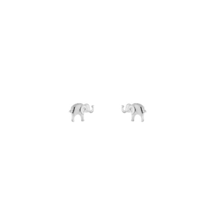 Olifanten studs - zilver