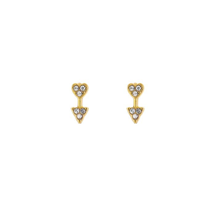 Hartjes bling studs