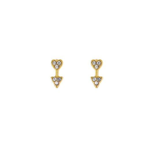 Hartjes bling studs