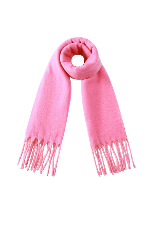 Wintersjaal / roze