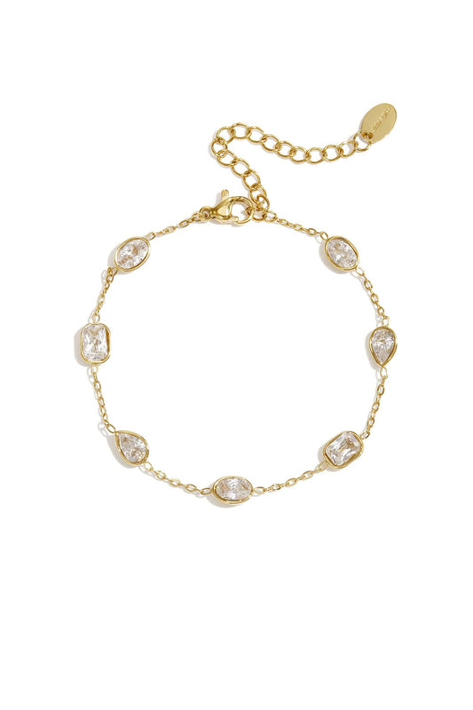 Sparkle bedelarmband -transparant