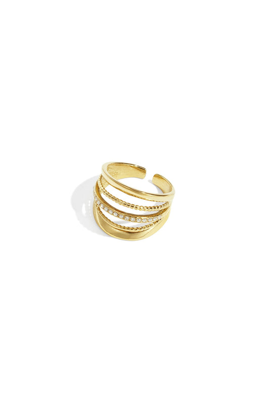 Ring bling laagjes
