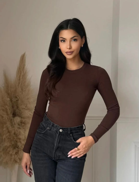 Felicia top - Brown