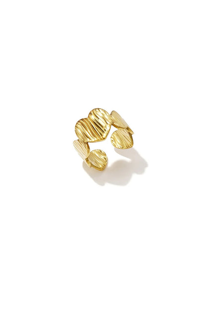 Ring met hartvorm -goud