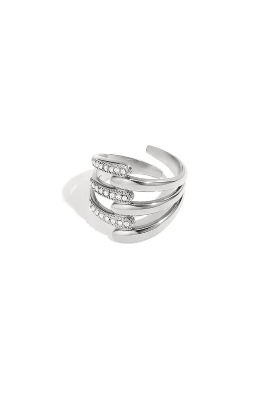 Wow ring - zilver