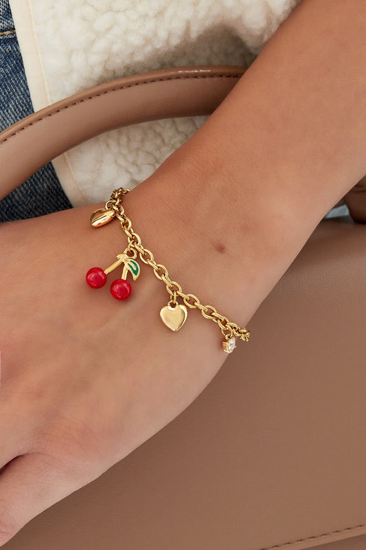 Cherish charm armband