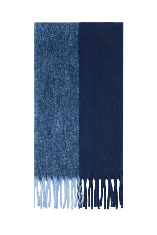 Wintersjaal / blauw