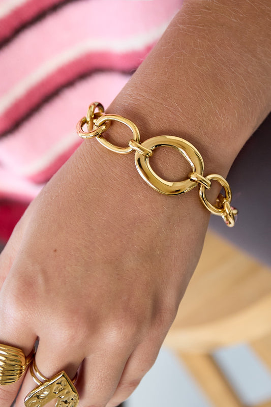 Grove schakelarmband