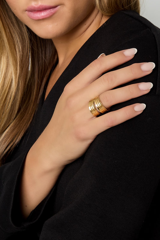 Ring bientje - goud