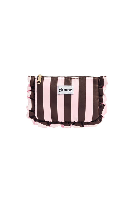 Make-Up tas / bruin-roze