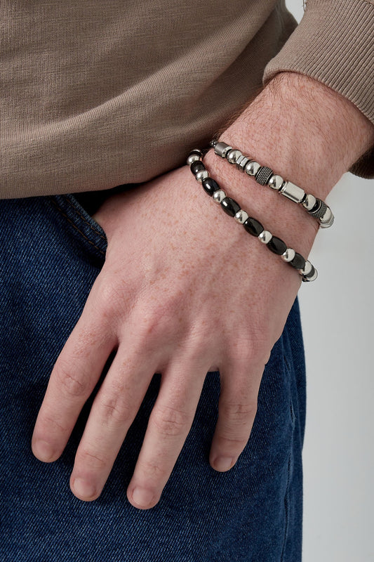 Herenarmband omega wrap