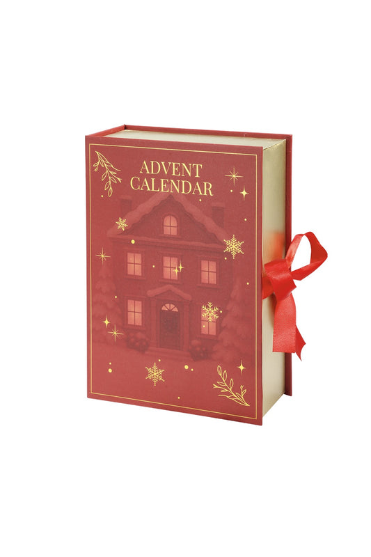 Adventskalender bling/parel - goud