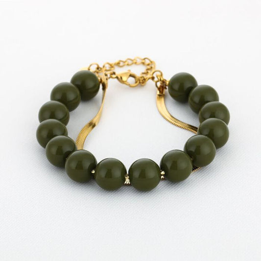 Kralenarmband met snake armband