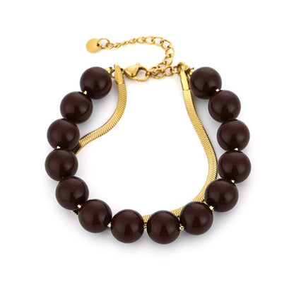 Kralenarmband met snake armband