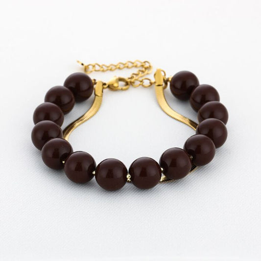 Kralenarmband met snake armband