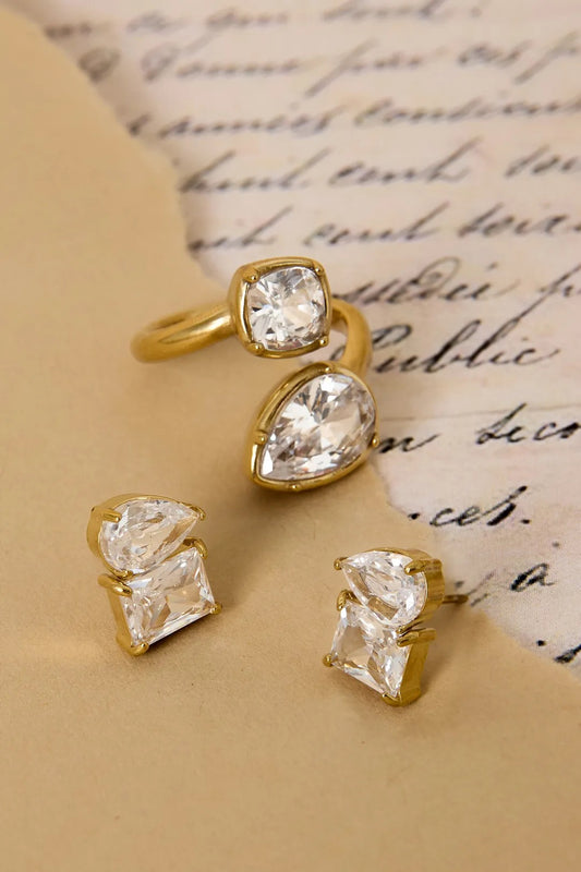 Oorknopjes strass
