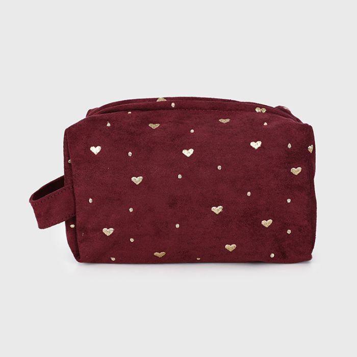 Make up tas -bordeaux