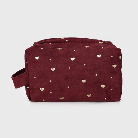 Make up tas -bordeaux