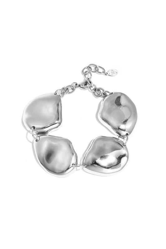 Armband asymmetrisch-zilver