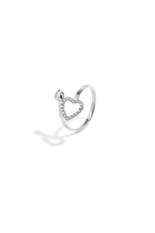 Love ring -zilver