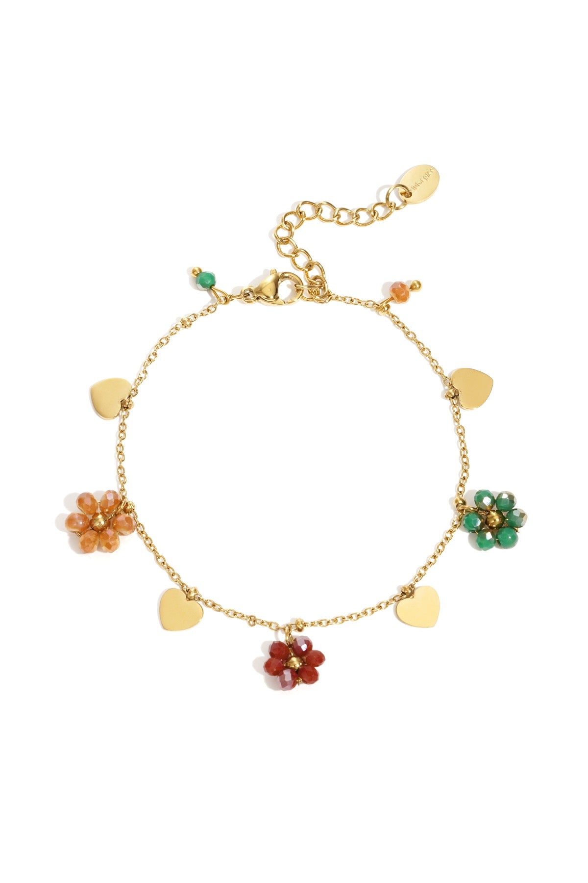 Armband bedels bloemen