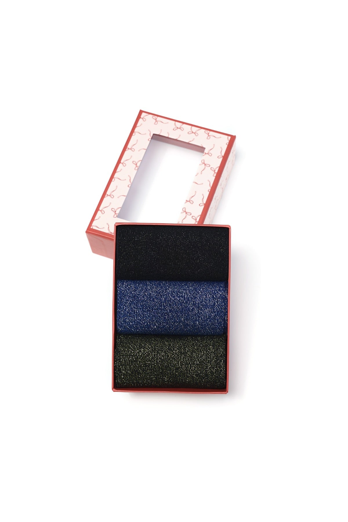 Katoenen glitter socks - zwart