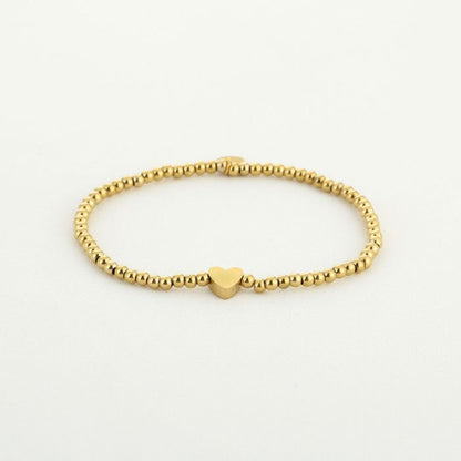 Kralenarmband met hartje