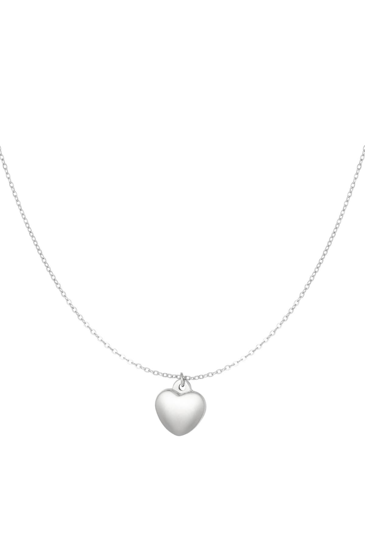 Ketting met hart Zilver