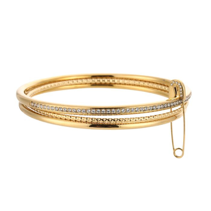 Gebonden bangle met paperclip