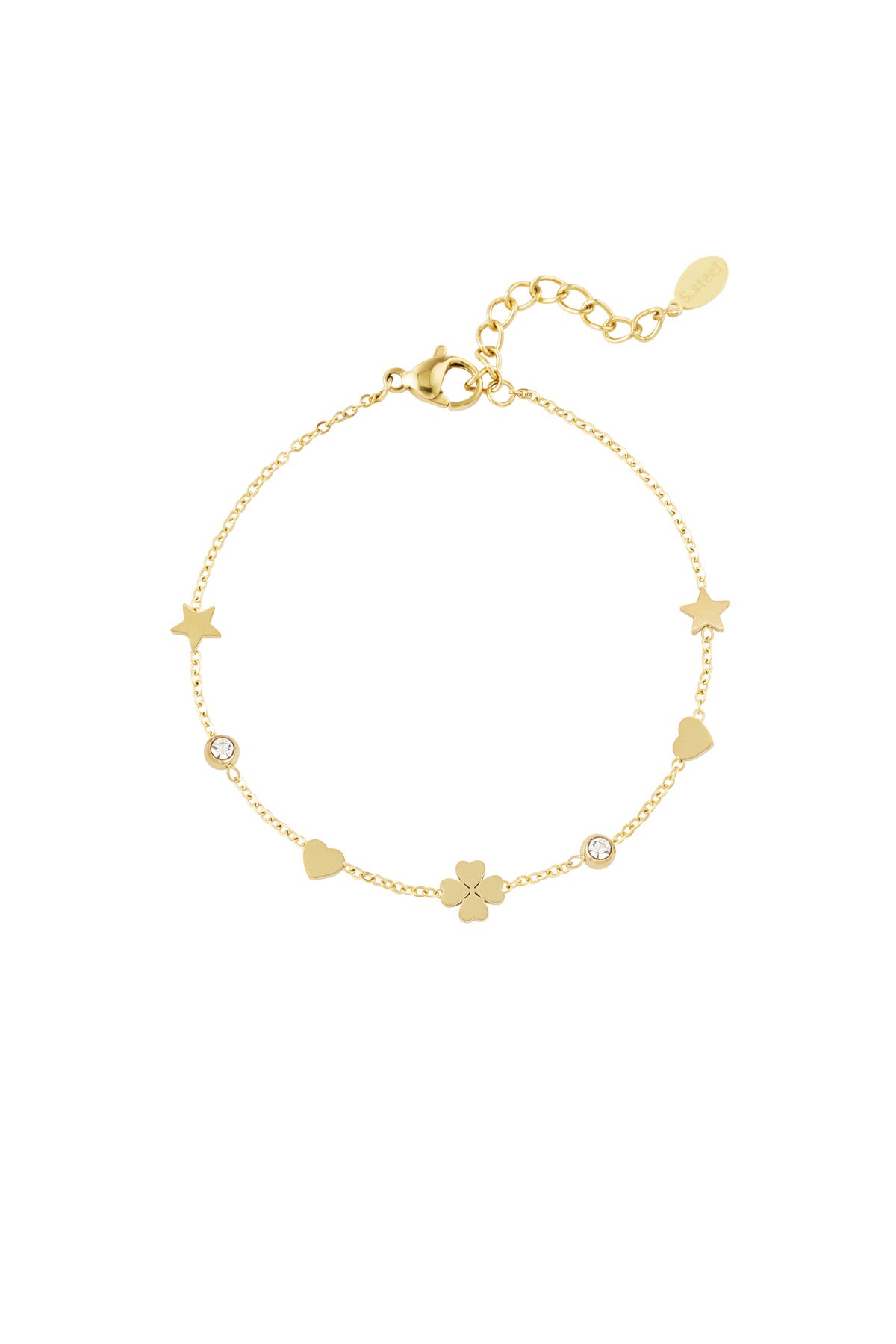 Gleaming wish armband - Goud kleur