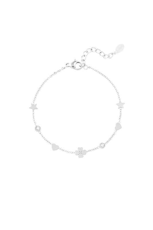 Gleaming wish armband - zilver kleur